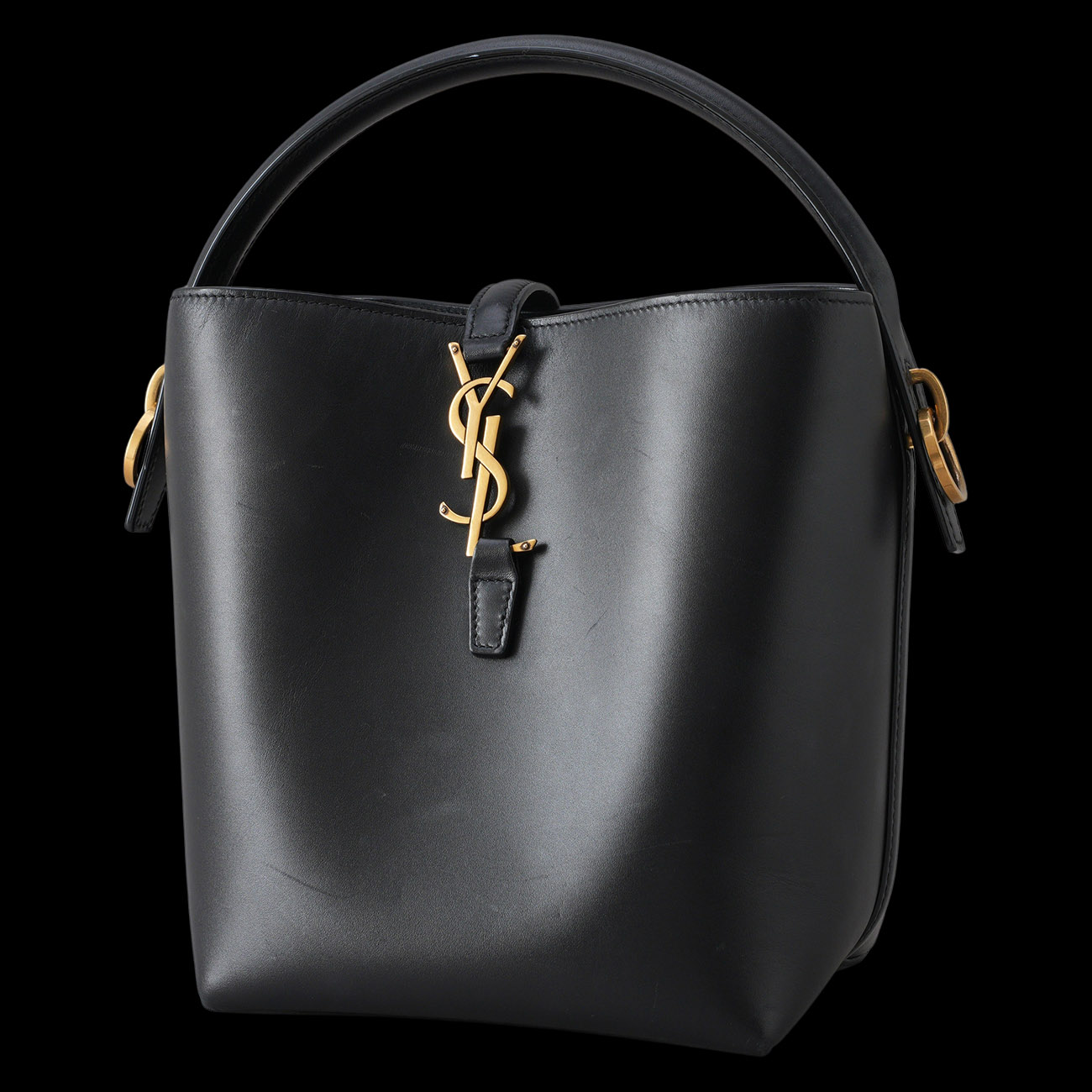 YVES SAINT LAURENT(USED)생로랑 749036 르37 스몰 레더 토트겸 숄더백